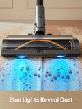 Cordless Vacuum Cleaner with Dual Brush Head, Smart Stick Handheld Vacuum Cleaner for Home, Powerful Rechargeable Vacuum Cleaner dreame