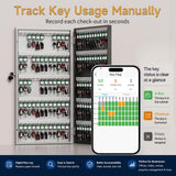 120 Key Lock Box Smart Key Organier Cabinet with Keypad & App for Office