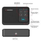 AI Speakerphone - AI-Powered Noise Suppression, Enhanced Voice Pickup, USB Plug and Play, Easy Setup AVerMedia