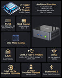 GMKtec M2 Pro S Mini PC Intel Core i7-1185G7 (Turbo 4.8 GHz) Intel Iris Xe