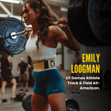 Self-Locking Weight Lifting Belt - Premium Weightlifting Belt for Serious Functional Fitness - Training Belts for Men and Women (XX-Large, Yellow)