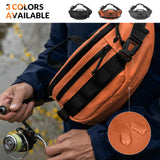 85Pcs Fishing Tool Kit, Fishing Tackle Box with Tackle Sling Bag Included, Fishing Pliers Kit Fishing Bait Lure Gear Kit with Fishing Waist Pack for Kids & Adults THKFISH