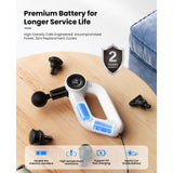 BOB AND BRAD D6 Pro Plus Massage Gun with Heat, 16mm Deep Tissue Percussion, FSA Eligible Professional Muscle Gun for Athletes, HSA Massager with 85lbs Stall Force for Back Pain Relief