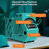 Auto Hat Heat Press Machine, Automatic Open/Release, 4 Memory Modes, Precise Temp/Timer Control