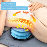 Portable Full Body Stretching Massage Mat with Airbags - 3D Lumbar Traction for Neck, Back, Waist & Hip Pain Relief, Foldable Home Relaxation Solution for Muscle Recovery
