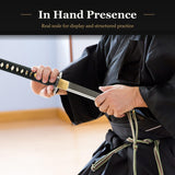 Musashi Wakizashi for Display & Practice, 1095 Hand Forged Full Tang Sword