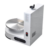 Semi Automatic Birthday Cake Smoothing Coating Machine, AC110V 6-14in Cake Cream Spreading Machine, Cakes Decorating Cream Coating Machines Turntable with Graduated Scraper, Baking Supplies (White)
