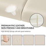Yaheetech Massage Table Portable Lash Beds Spa Bed Massage Couch Foldable Spa Tables Adjustable 2 Fold with Non-Woven Bag 28 inch, Cream