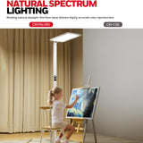 Honeywell 16500LM LED Floor Lamp - 06E Ultra Sunturalux Eye Caring 4000K Natural Daylight Modern Tall Reading Lamp, 160W Dual Light Source Dimmable