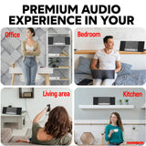 Magnavox 3-Piece CD Shelf System with Digital PLL FM Stereo Radio