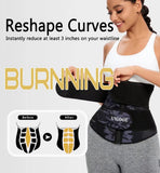 ANGOOL Neopren Waist Trainer For Women,Workout Plus Size Trimmer Belt Sauna Sweat Corset Cincher With Zipper L Camo