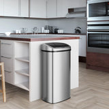 24 Gallon Sensor 2.0 Kitchen Trash Can with Lid, Commercial Grade Automatic Stainless Steel Touchless Recycle Bin