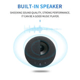 Fesjoy USB Wired Desktop Conference Microphone Builtin Speaker for Video Chatting Home Office Black
