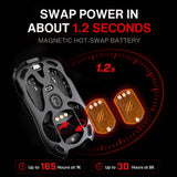 Angry miao AM Infinity Mouse .97 Wireless Gaming Mouse 47g Ultra-Light PAW3950 Sensor, 8K Dual Polling Rate 30,000 DPI, Claw & Fingertip Grip Optimized, 1.2s Hot-Swap Fast Charge, Tri-Mode Mouse Pink