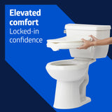 Medline 2" Universal Locking Seat Riser with Lid