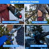 GRAND TRUNK Evolution 20 Down Hammock – Cold Weather Hammock with Integrated Sleeping Bag & Underquilt, 20°F Rated, Lightweight Camping & Backpacking Hammock