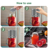 M12 Auto Stop Electric Mason Jar Vacuum Sealer - 2026 Upgrade Smart Jar Vacuum Sealer for Mason Jars with Wide and Regular 2500mAh Battery Portable Mason Jar Sealer Machine Kit