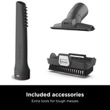 Shark HV343AMZ Rocket Corded Stick Vacuum with Self-Cleaning Brushroll, Lightweight & Maneuverable, Perfect for Pet Hair Pickup, Converts to a Hand Vacuum, Crevice Upholstery Tools, Blue/Silver
