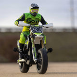 Losi Promoto-SM 1/4 Super Moto Motorcycle FXR White RTR with Battery and Charger LOS-2310