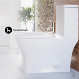 Toilet Dual Flush 1.1/1.6 gpf with 10" Rough In Swiss Madison