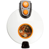 Electric 12" Pizza Maker- Cook Homemade Calzones, Quesadillas & Cookies! Rotating Nonstick Plate for Even Baking MasterChef