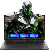 NIMO 17.3" FHD Laptop, AMD Ryzen 5 6600H (6C/12T, Up to 4.5GHz) 16GB DDR5 512GB SSD, Big Screen Notebook with 100W PD Fast Charge, Backlit KB, Fingerprint, WiFi 5, Win 11 - Work, Study & Streaming