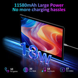 Tablet 14 Inch Android 15 Tablets, 2000*1200 IPS Display Tablets