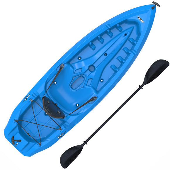 Lifetime Lotus Sit-on-Top Kayak with Paddle, Blue, 8' Lifetime
