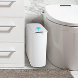 Cesun Automatic Motion Sensor Bathroom Trash Can with Lid, 2.6 Gallon Touchless Trash Bin