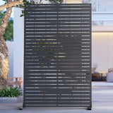 6FT Outdoor Metal Privacy Screen – Decorative Privacy Fence and Room/Garden Divider
