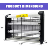 20W Electric Indoor Bug Zapper, Mosquito Trap with UV Light, Insect Killer Eliminator for Home, Office, Restaurant