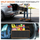 Collapsible Foldable Wagon Cart Heavy Duty, 3-in-1 Utility Dolly Wagons Carts with Wheels, Portable Folding Hand Truck with Removable Bag