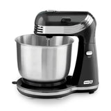Dash Stand Mixer (Electric Mixer for Everyday Use): 6 Speed Stand Mixer with 3 qt Stainless Steel Mixing Bowl DASH