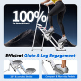 MERACH Stair Stepper for Home Gym Exercise, New Version Vertical Climber Machine for Full-Body Workout, Compact Folding Cardio Exercise Climber with Extended Step Range, Adjustable Handlebar & Pedals