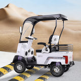 Electric Golf Cart for Adults, Electrically Powered Motor Vehicles, 34-Mile Range, Ideal for Golf Course (Lithium Battery-800W60V30AH)