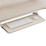 EUREKA ERGONOMIC Adjustable Keyboard Tray Under Desk, 28x11 Inch Large Slide Out Keyboard & Mouse Platform Tray, Wooden Pull Out Computer Keyboard Drawer for Typing Home Office Desk, Maple