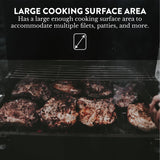 GasOne Portable Tabletop BBQ Grill - 18-inch, 2-Tiered, Side Handles & Lid - Compact Charcoal Grill for Picnic & Tailgate
