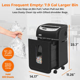 18-Sheet Paper Shredder for Home Office Heavy Duty, 60-Minute Micro Cut P-4 Security