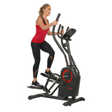 Sunny Health & Fitness Premium Cardio Climber Stepping Elliptical Machine - SF-E3919, Black Sunny Health & Fitness