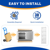 BYNSOE 4 Drawer File Cabinet with Lock Metal Vertical File Storage Cabinet Office Home Steel Vertical File Cabinet for A4 Legal/Letter Size Narrow File Cabinet Locked,Assembly Required