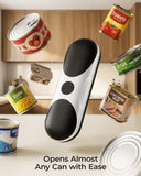 Electric Can Opener, One-Touch Automatic Can Opener, USB Rechargeable Electric Can Opener for Seniors with Arthritis- Cordless Battery Powered, Side Cut, Smooth Edge, Handsfree, for Any Size Cans