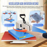 16x24 Heat Press Machine, 3500W Swing Away Heat Press for T-Shirts and Bags