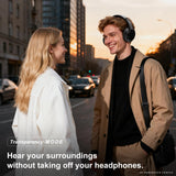 Wireless Noise Cancelling Headphones, 120H Playtime, Over Ear Headphones