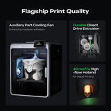 Creality K2 3D Printer, Multicolor Printing Need CFS, Max 600mm/s Printing Speed, Smart Auto Leveling & Al Camera, Next-Gen Direct Drive Extruder, 95% Pre-Assemble, Build Volume 260 * 260 * 260mm