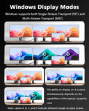 WAVLINK Laptop Docking Station 3 Monitors, 11-in-1 USB C Docking Station with 125W PD3.1 Pass-Through & Power Adapter, 2*HDMI + DP, Max Resolution: Single 8K or Triple 4K, for MacBook M1–M4 & Windows