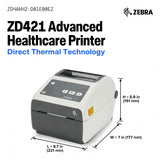 Zebra ZD421-HC Thermal Label Printer | 4x6 | No Ink Required