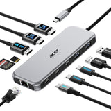 Acer Laptop Docking Station 3 Monitors, 11-in-1 USB C Docking Station
