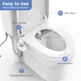Bidet Attachment for Toilet - Effortless Non-Electric Self Aresmata