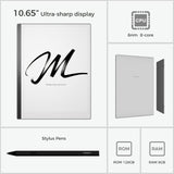 Musnap X 10.65" E Ink Paper Tablet | 8GB+128GB Ultra-Thin Flexible Screen ePaper Notebook with Stylus Pen | 2-in-1 ePaper Tablet & eBook Reader | Long Battery Life for Meetings, Study & Reading