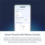 Moen Weymouth Brushed Gold Smart Faucet Touchless Pull-Down Sprayer Kitchen Faucet with Voice and Motion Control, S73004EV2BG